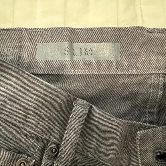 Gap Men’s 1969 premium slim jeans - gray (states navy) - 32x32 - Picture 2 of 5